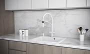 Смеситель для кухни Paulmark Zender Ze213155-WH цвет Белый матовый-1