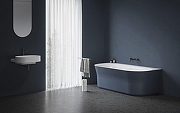 Акриловая ванна Ravak Ypsilon Wall 178x86 XC00100070 цвет Синий слив-перелив Белый-1