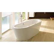 Стальная ванна Bette Suno Oval 180х80 2740-000CFXXSR цвет Белый с шумоизоляцией-1