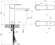 Смеситель для раковины Ravak Chrome II CR II 014.00CR X070446 цвет Хром-2