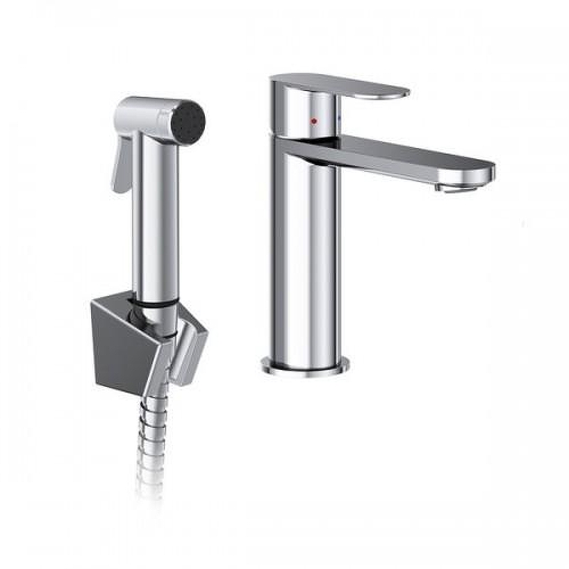 Смеситель для раковины Ravak Chrome II CR II 112.00CR X070450 с гигиеническим душем 