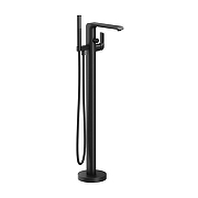 Смеситель для ванны Ravak Flat FL 080.20BL.RB07A X070441 цвет Черный матовый