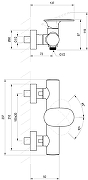 Смеситель для душа Ravak Spring SG 032.00CR X070530 цвет Хром-1