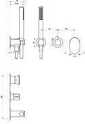 Смеситель для душа Ravak Spring SG 065.00CR.O2+S X070534 цвет Хром-2