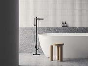Смеситель для ванны Ravak Spring SG 080.20BL X070556 цвет Черный матовый-1