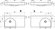 Мебельная раковина Ravak Lite 80 L XJXL1380000 цвет Белый-1
