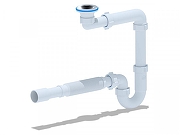 Сифон для раковины Aquaton 1A276005XX000 цвет Белый