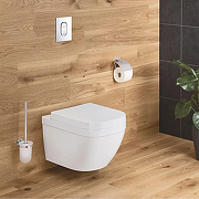 Унитаз с инсталляцией Grohe Euro Ceramic 36501000 цвет Альпийский белый с сиденьем Микролифт и клавишей смыва цвет Хром глянцевый-5