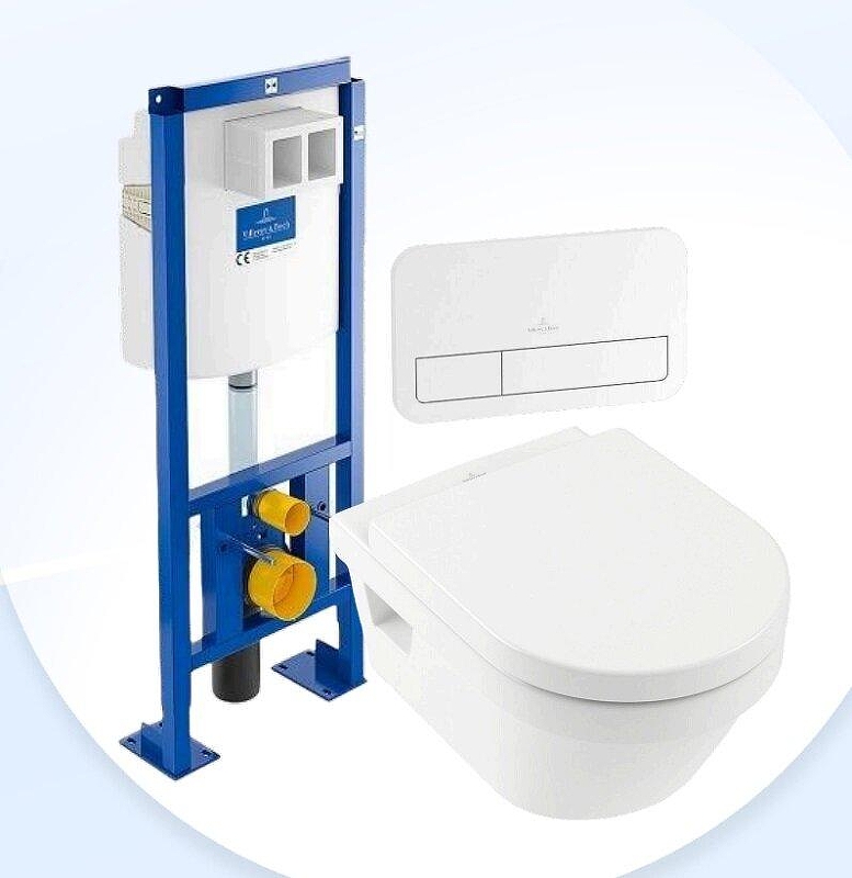 Унитаз с инсталляцией Villeroy&Boch Targa 568CDR01 