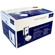Унитаз с инсталляцией Villeroy&Boch Targa 568CDR01 цвет Альпийский белый с сиденьем Микролифт и клавишей смыва цвет Белый-1