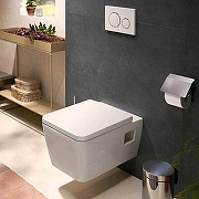 Унитаз подвесной Hansgrohe EluPura Original Q 60208450 цвет Белый с сиденьем Микролифт-1