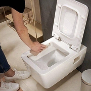 Унитаз подвесной Hansgrohe EluPura Original Q 60208450 цвет Белый с сиденьем Микролифт-6