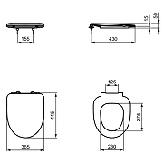 Унитаз с инсталляцией Ideal Standard I.Life A RI471602 цвет Белый с сиденьем Микролифт-15