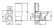 Унитаз-компакт Ideal Standard Cantica T317861 цвет Белый без бачка с сиденьем Микролифт-4