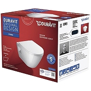 Унитаз подвесной Duravit D-Neo 45780900A1 цвет Белый с сиденьем Микролифт-7