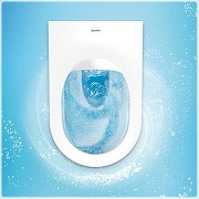 Унитаз подвесной Duravit Soleil by Starck 45910920A1 цвет Альпийский белый с сиденьем Микролифт-2