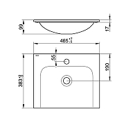 Мебельная раковина Keuco Plan 45 32930314601 цвет Белый-2