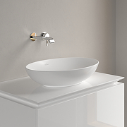 Раковина накладная Villeroy&Boch Loop & Friends 55 4A4701RW цвет Альпийский Белый-1