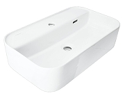 Раковина накладная Sanita Luxe Infinity Shelf 60 WB.CT/Infinity/60-C.Shelf/WHT. цвет Белый