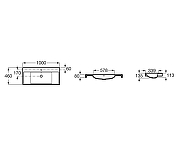 Мебельная раковина Roca Ona 100 ZRU9308335 цвет Белый-3