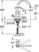 Смеситель для кухни Grohe Start Edge 30529001 цвет Хром-1