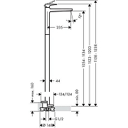 Смеситель для раковины Hansgrohe Metropol 32530000S цвет Хром-3