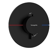 Смеситель для душа Hansgrohe ShowerSelect Comfort S 15559670 с термостатом цвет Черный матовый