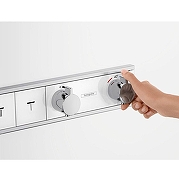 Смеситель для душа Hansgrohe RainSelect 15357000S с термостатом цвет Хром-7