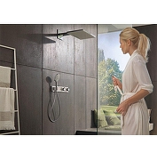 Смеситель для душа Hansgrohe RainSelect 15357000S с термостатом цвет Хром-10