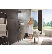 Смеситель для душа Hansgrohe RainSelect 15357000S с термостатом цвет Хром-14
