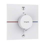 Смеситель для душа Hansgrohe ShowerSelect Comfort E 15572700 с термостатом цвет Белый матовый