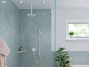 Смеситель для душа Hansgrohe ShowerSelect S 15743700 с термостатом цвет Белый матовый-1