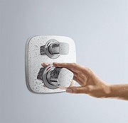 Смеситель для душа Hansgrohe Ecostat E 15707000S с термостатом цвет Хром-2
