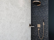Смеситель для душа Hansgrohe Ecostat Square 15714140S с термостатом цвет Бронза-3