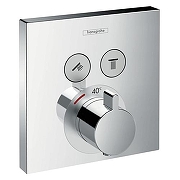 Смеситель для душа Hansgrohe ShowerSelect 15763000S с термостатом цвет Хром-1