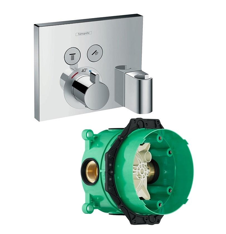 Смеситель для душа Hansgrohe ShowerSelect 15765000S с термостатом 