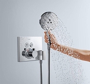 Смеситель для душа Hansgrohe ShowerSelect 15765000S с термостатом цвет Хром-2