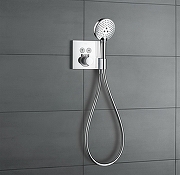 Смеситель для душа Hansgrohe ShowerSelect 15765000S с термостатом цвет Хром-4