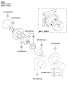 Смеситель для душа Keuco IXMO 59551379502 цвет Черный матовый-2