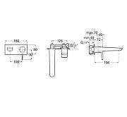 Смеситель для раковины Roca Insignia 5A353ACN0 цвет Черный-1