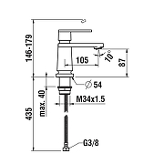 Смеситель для раковины Laufen New Classic HF900502100000 цвет Хром-1
