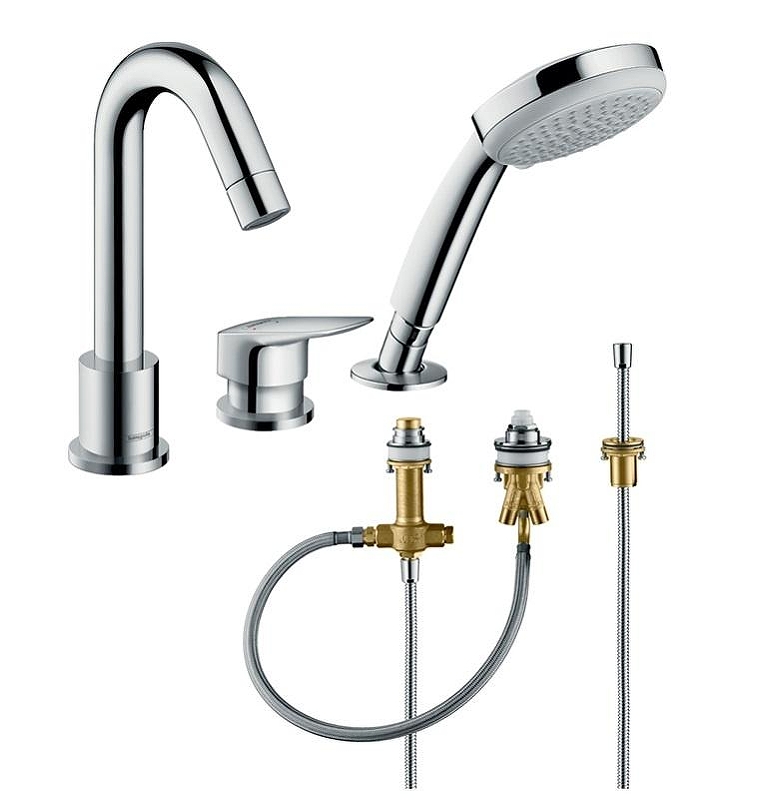 Смеситель на борт ванны Hansgrohe Logis 71313000S 