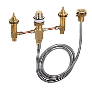 Смеситель на борт ванны Hansgrohe Vernis Blend 71456670S цвет Черный матовый-1