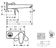 Смеситель для раковины Hansgrohe Talis E 71734670S цвет Черный матовый-2
