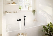 Смеситель для ванны Hansgrohe Rebris S 72443670 цвет Черный матовый-2