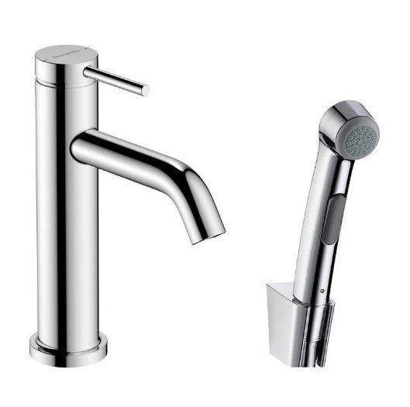 Смеситель для раковины Hansgrohe Tecturis S 73211000 с гигиеническим душем 