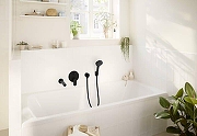 Смеситель для душа Hansgrohe Rebris S 72467670 цвет Черный матовый-2