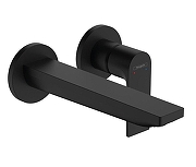 Смеситель для раковины Hansgrohe Rebris E 72568670 цвет Черный матовый