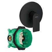 Смеситель для душа Hansgrohe Rebris E 72668670S цвет Черный матовый