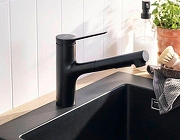 Смеситель для кухни Hansgrohe Zesis 74803670 цвет Черный матовый-1